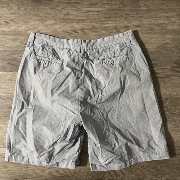 Nautica Mens Blue White Striped Flat Front Shorts Size 34 100% Cotton - Picture 5 of 7